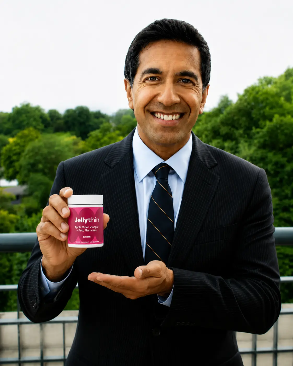 Dr. Sanjay Gupta with Jellythin